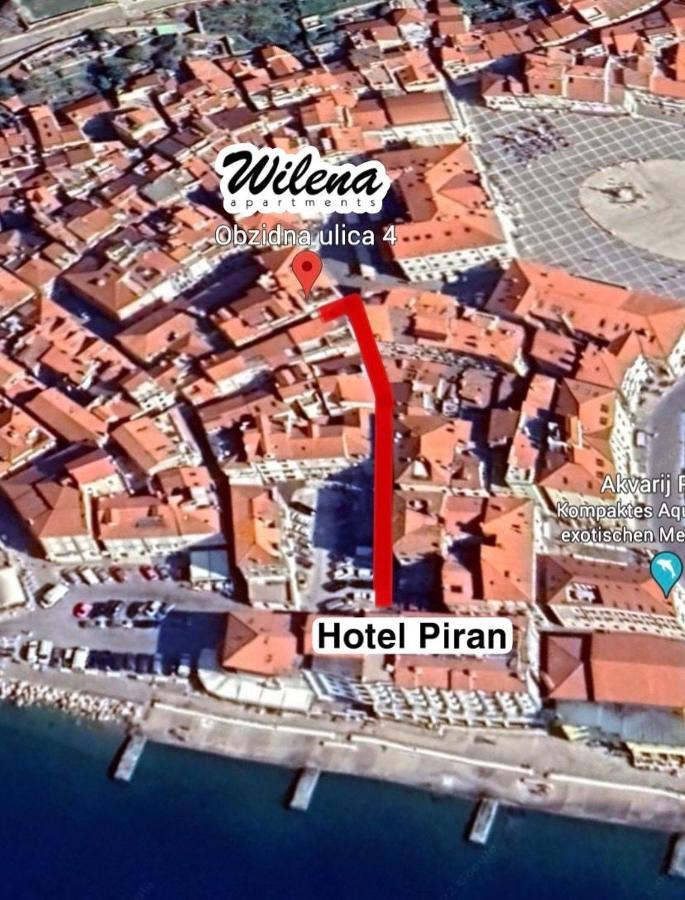 Wilena Apartments Piran Eksteriør billede